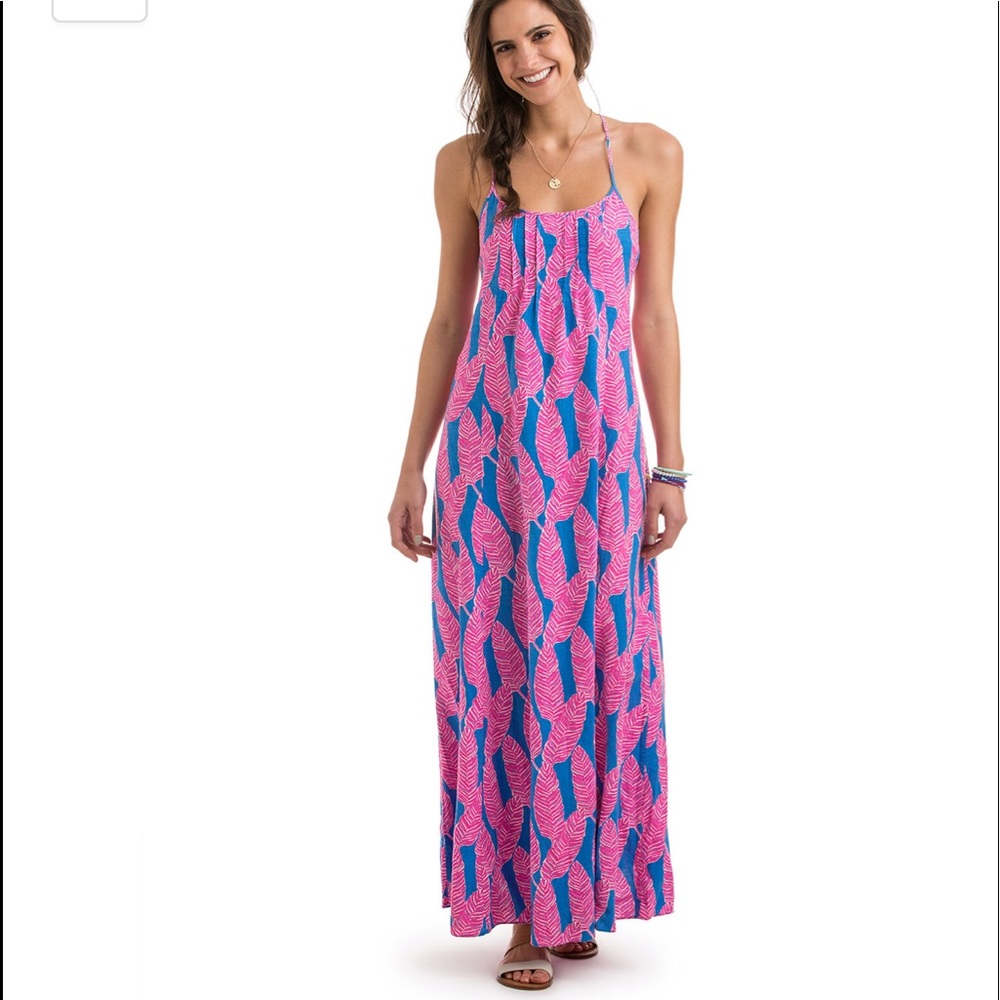 Vineyard Vines Palm Print Maxi size 2
